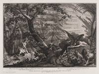 KG 01111
<br/>
Adam en Eva en de zondeval (serie 12 bladen)
<br/>
<em>Ridinger, Johann Elias (1698-1767)</em>